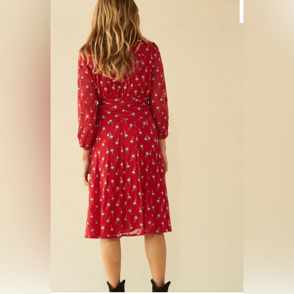 BA&SH Memory Midi Dress size US8 NWT - Picture 2 of 7